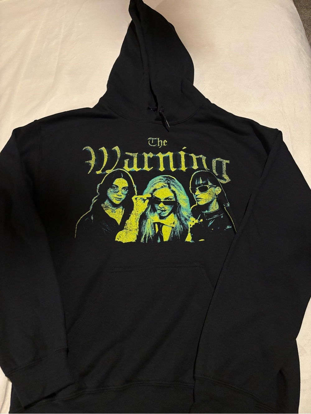 The Warning Black Graphic Hoodie